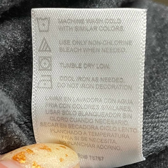 University of Michigan Wolverines Dark Gray, White & Gold Funnel Neck Pull-Over - Picture 14 of 15